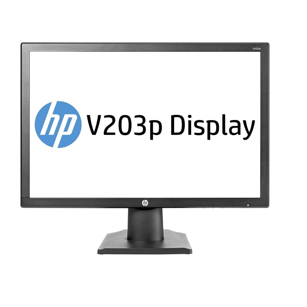 MONITOR LED HP V203P LAYAR 20 INCH WIDE SCREEN
