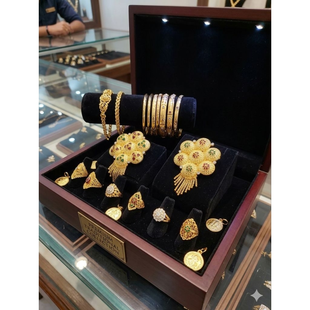Bros Kebaya Dubai Emas Etnik Mewah Dengan Desain Elegan