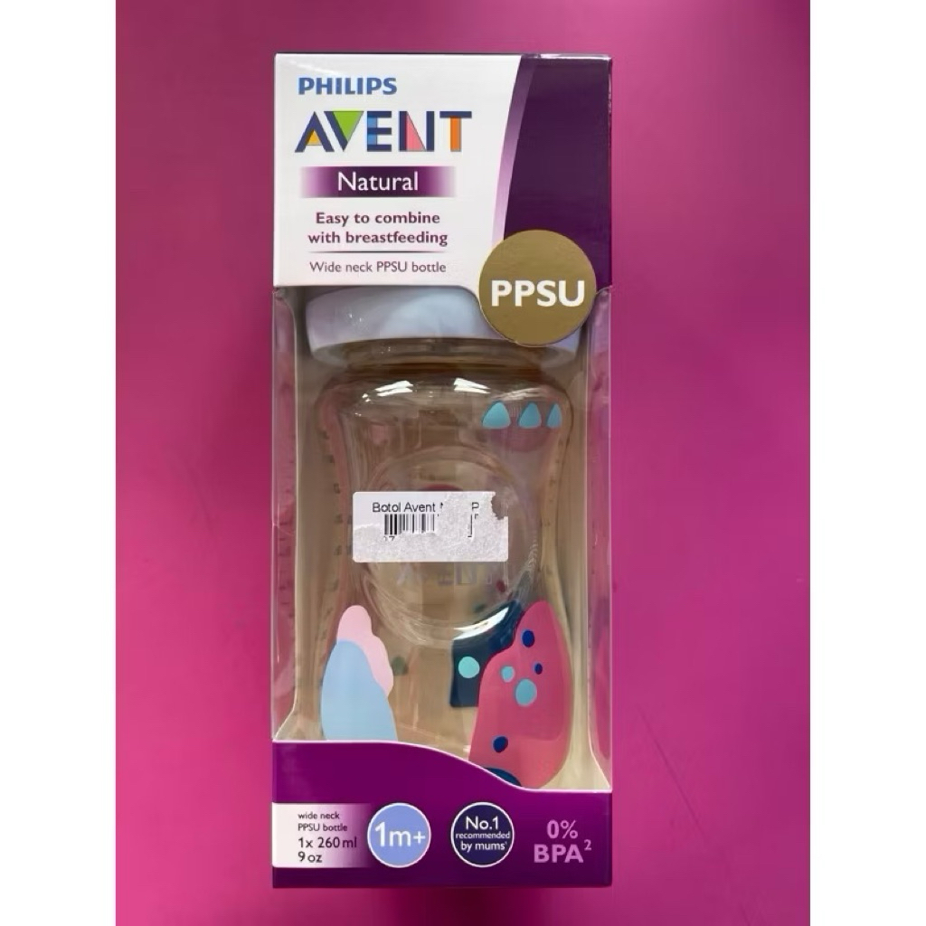 BOTOL DOT AVENT NATURAL PPSU -260ml