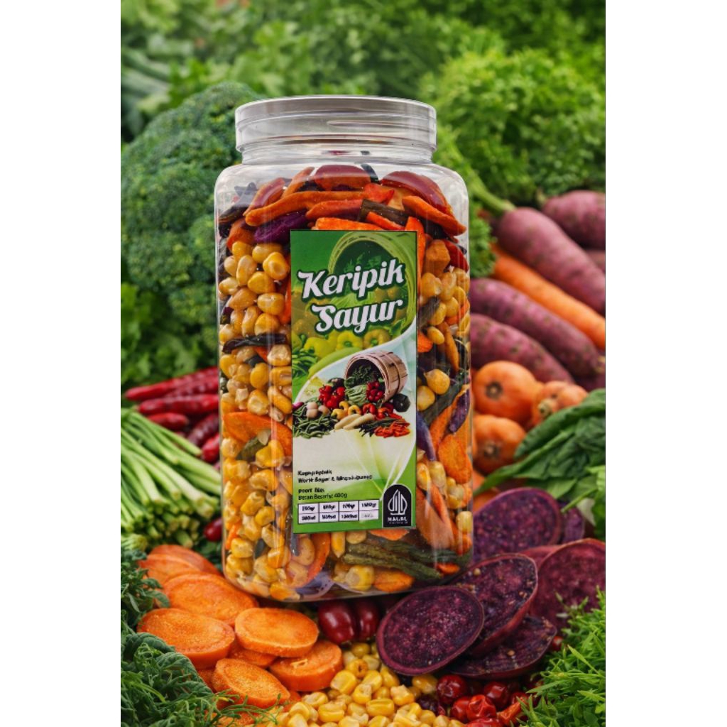 keripik sayur dan keripik buah