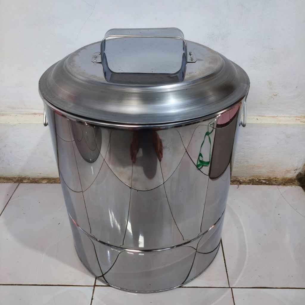 Dandang Nasi Langseng / Kukusan Ukuran 35 cm Stainless steel