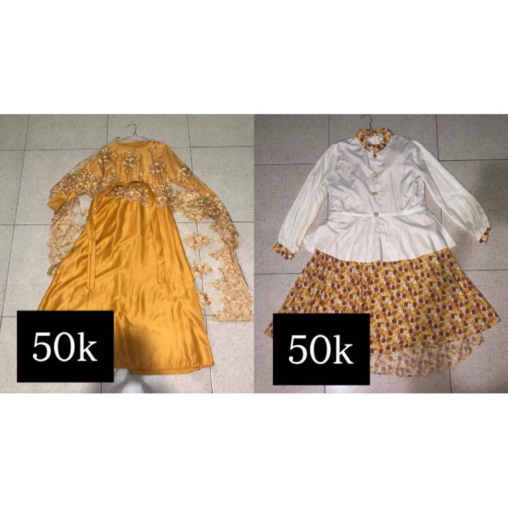 Preloved Gamis & One Set Rok