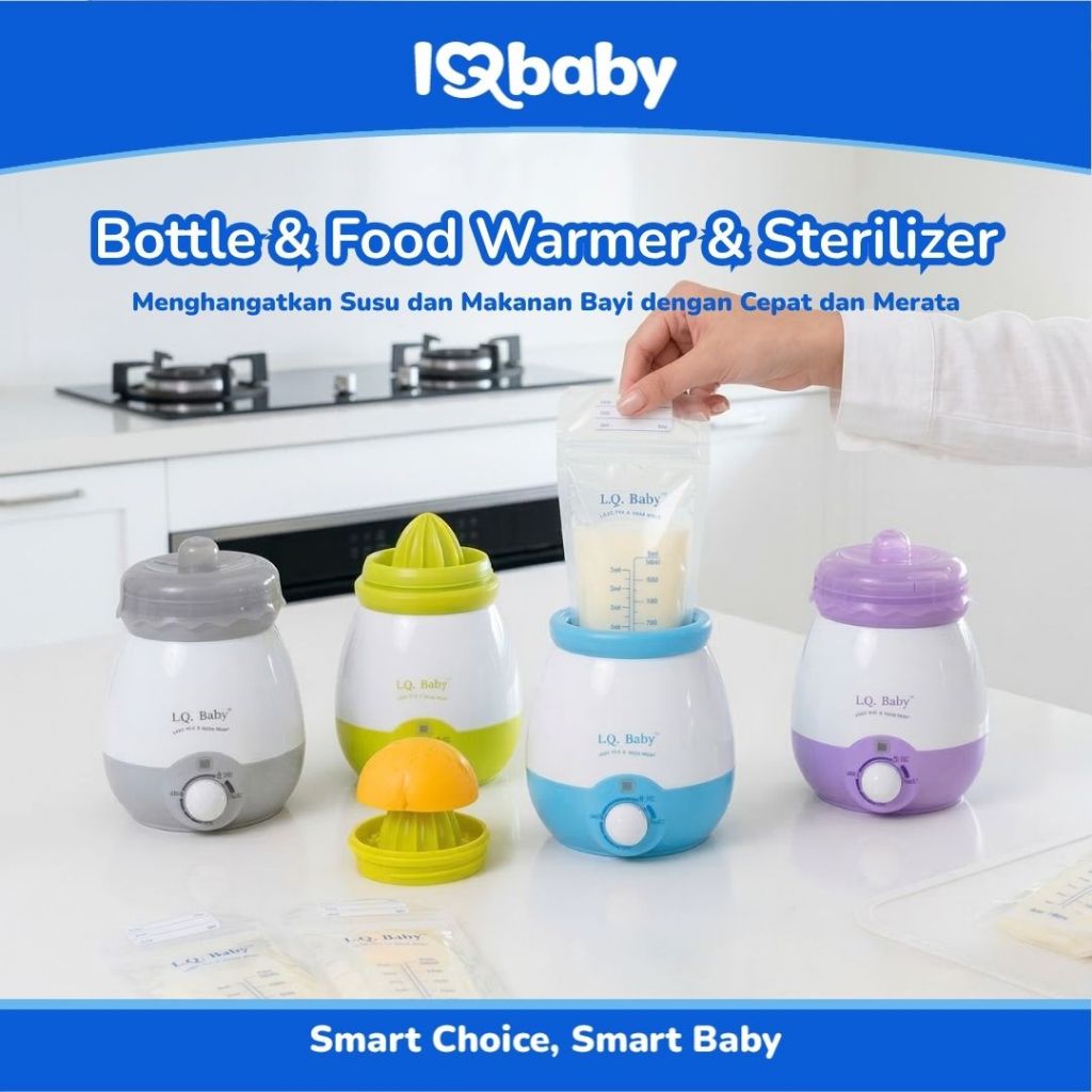 I.Q. BABY Baby Bottle & Food Warmer & Sterilizer | Bottle Warmer Portable | Milk Warmer Portable | P