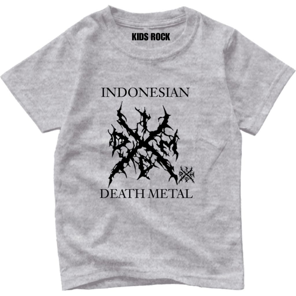 Kaos anak Indonesian death metal