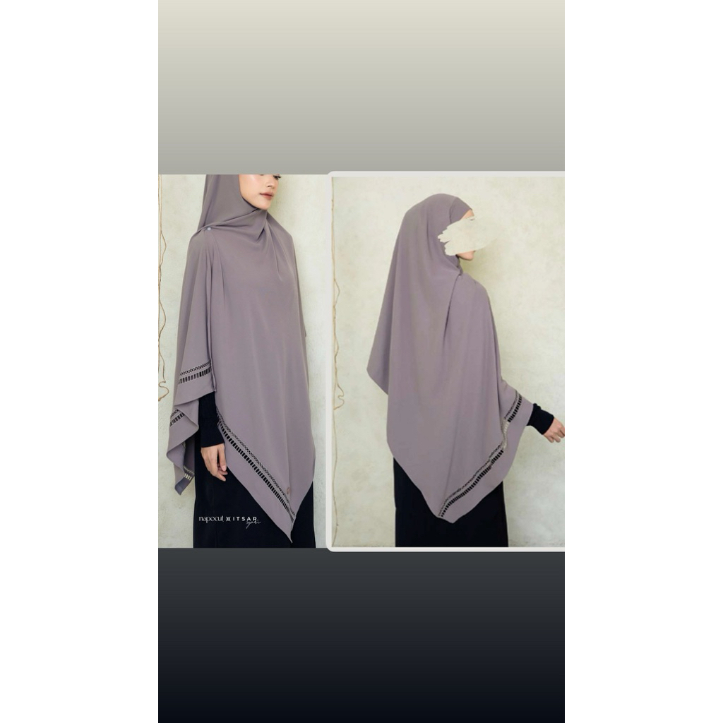 NEW WITH TAG Khimar by Napocut x Itsar Syari