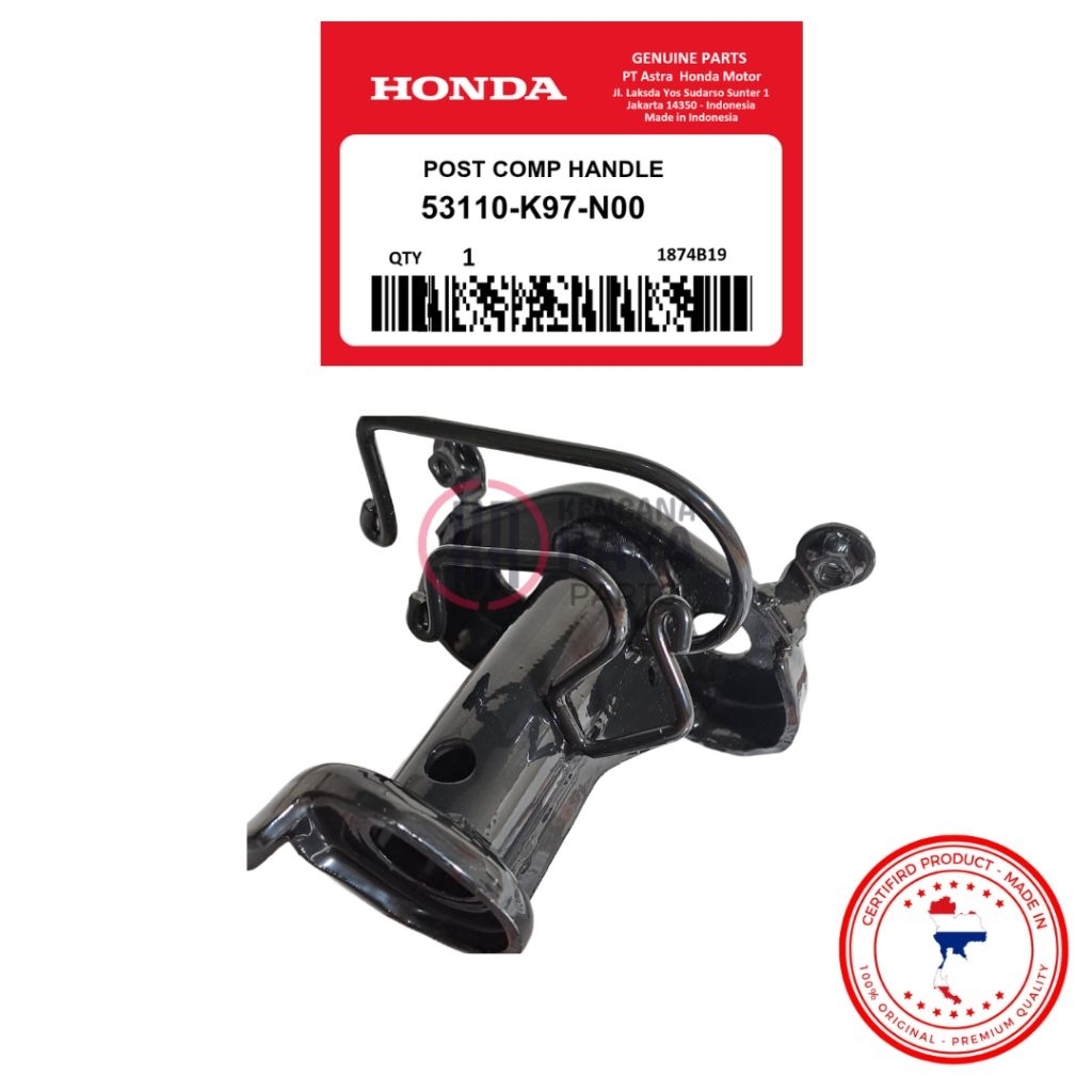 DUDUKAN STANG POST COMP PCX 150 K97 [ pnp polytron fox ]