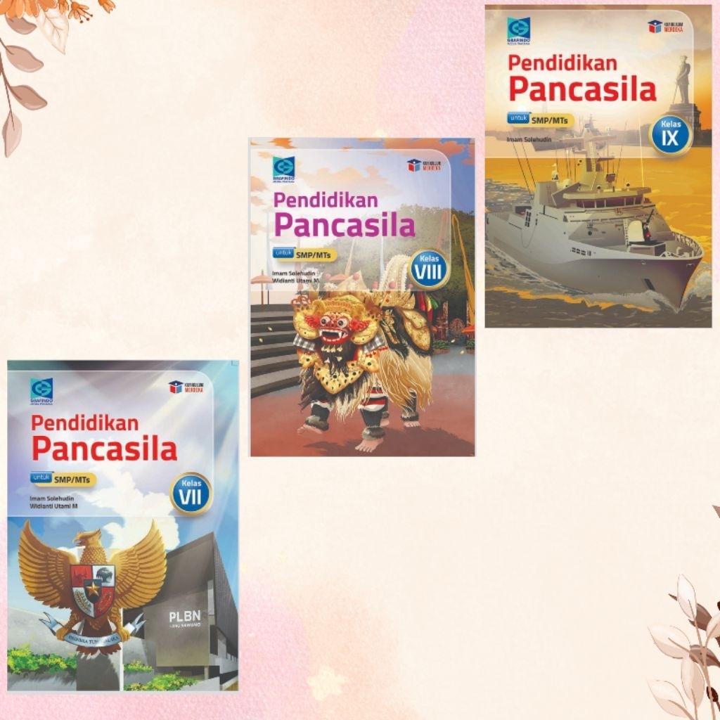 Buku PPKN Revisi SMP/MTs kelas 7,8,9 Kurikulum Merdeka Grafindo