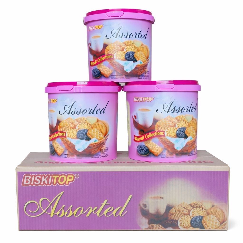Biskitop Assorted Toples 1 DUS isi 6 Toples