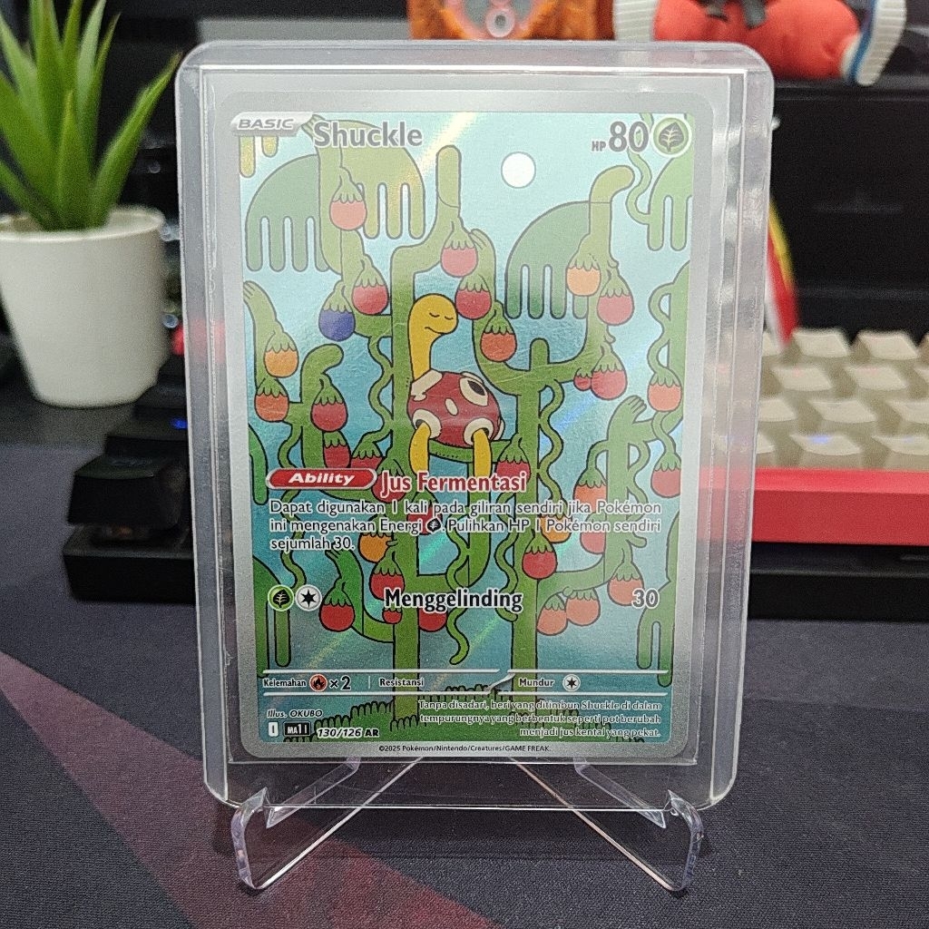 Shuckle AR TCG Kartu Pokemon Indonesia Original