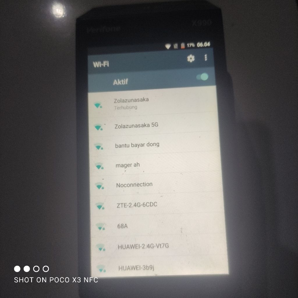 EDC mesin verifone x990