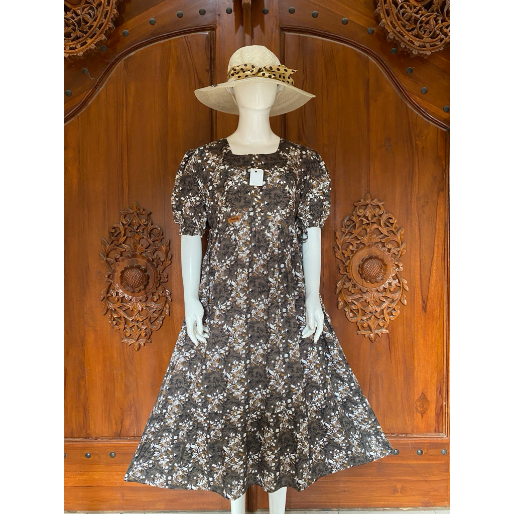 daster zora daster kekinian motif bunga