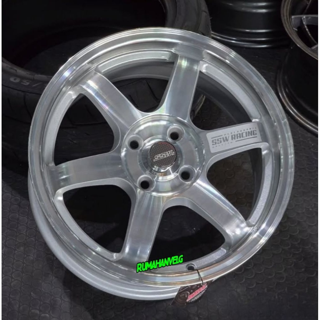 velg te37 original ssw Thailand r16 lebar 7 pcd 4x100 ET 40 velg mobil ring 16 pnp mobil agya ayla s
