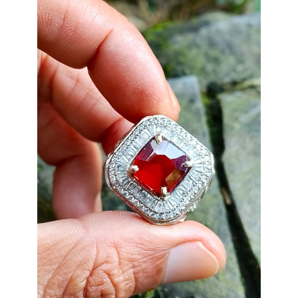 natural garnet+memo