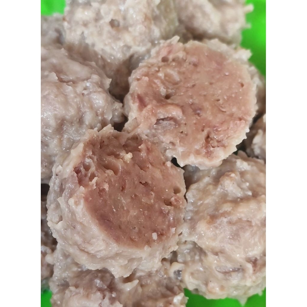(PENTOL BAKSO PREMIUM) PENTOL KASAR/PENTOL URAT/PENTOL BESAR daging sapi asli
