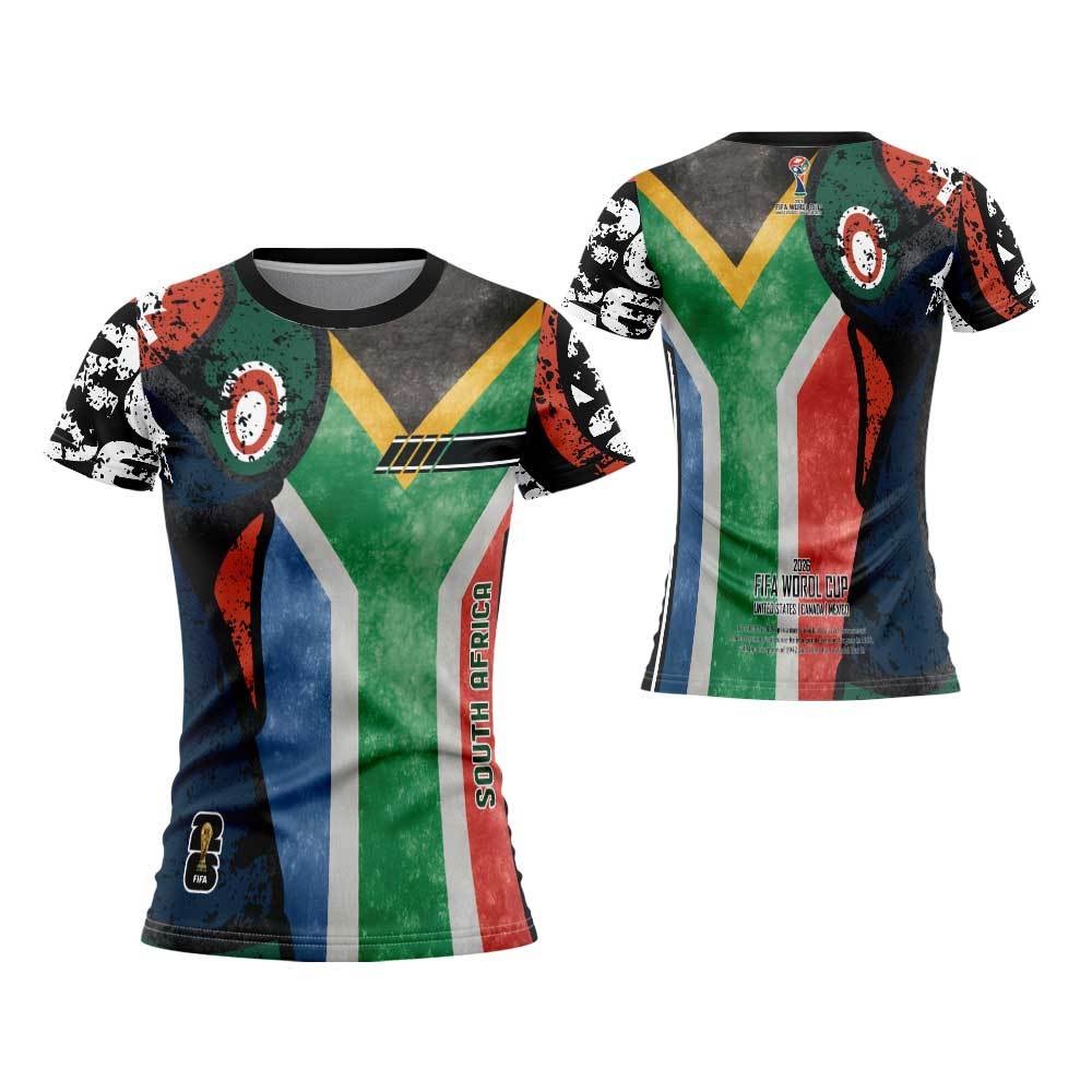 PILDUN 2026 | JERSEY BAJU BOLA AFRIKA SELATAN HOME WORLD CUP 2026 TERBARU PRINTING SUBLIMATION