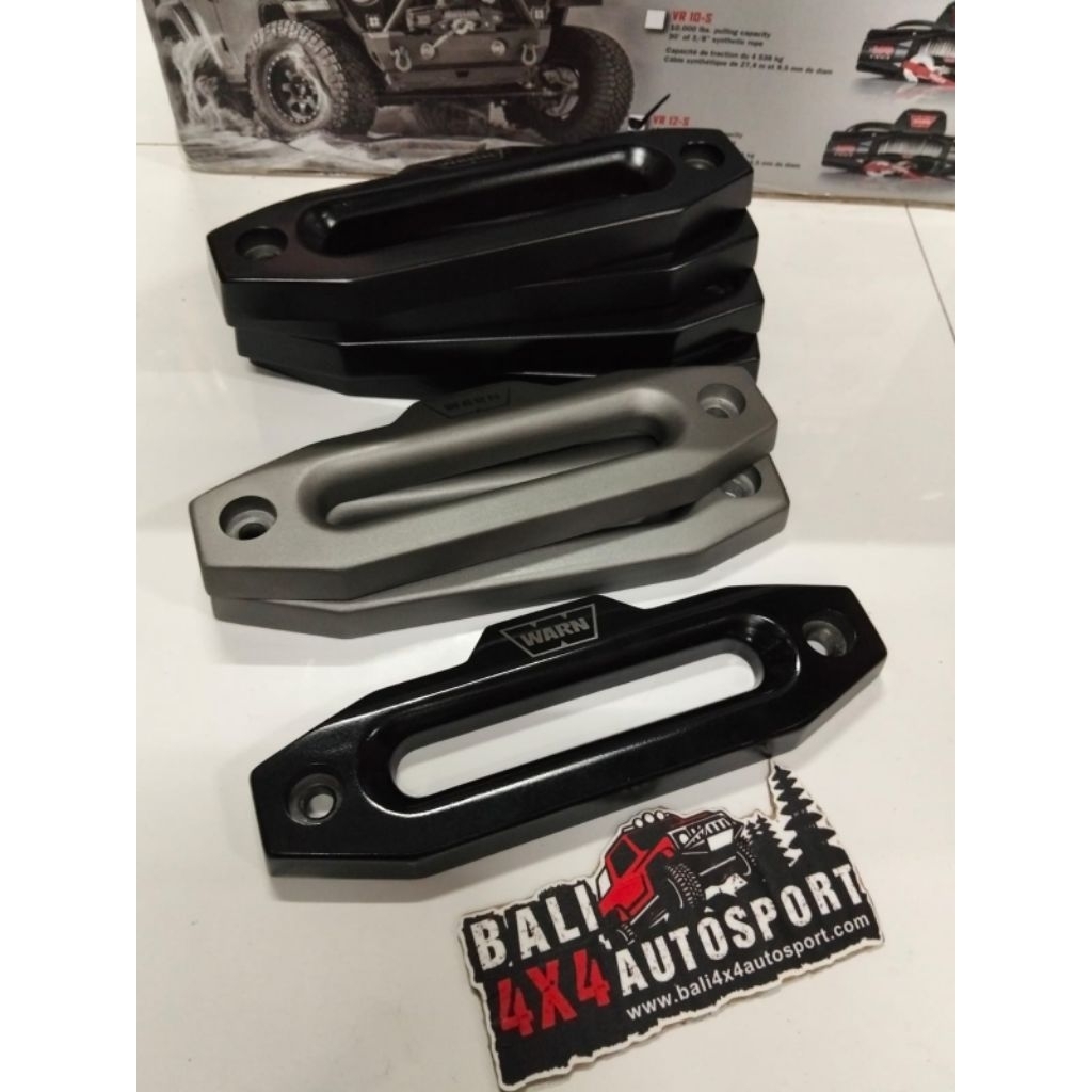 Fairlead Winch Warn Model Non Original P30 x L10 cm - Aksesoris Offroad Standar 4x4 Heavy Duty - Gua