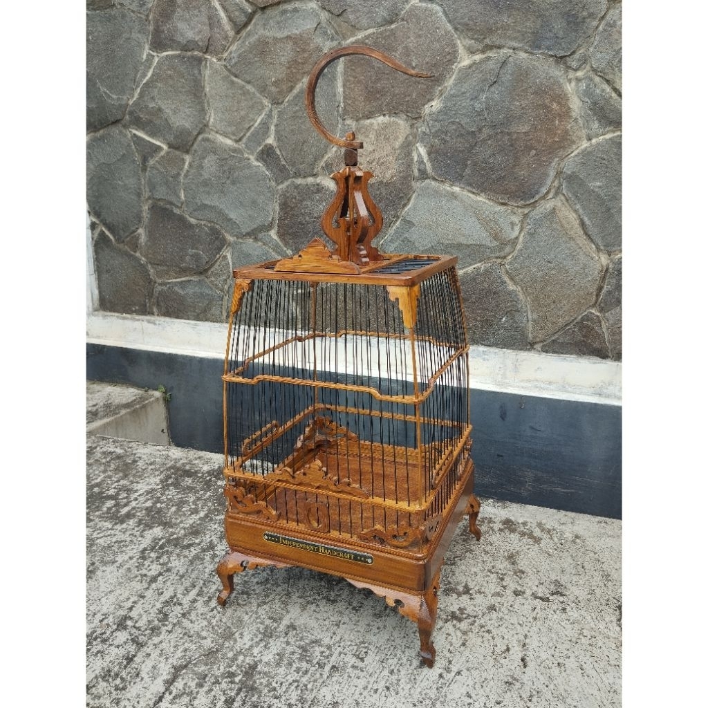 Sangkar burung cungkok 24 x 27 cm burcil