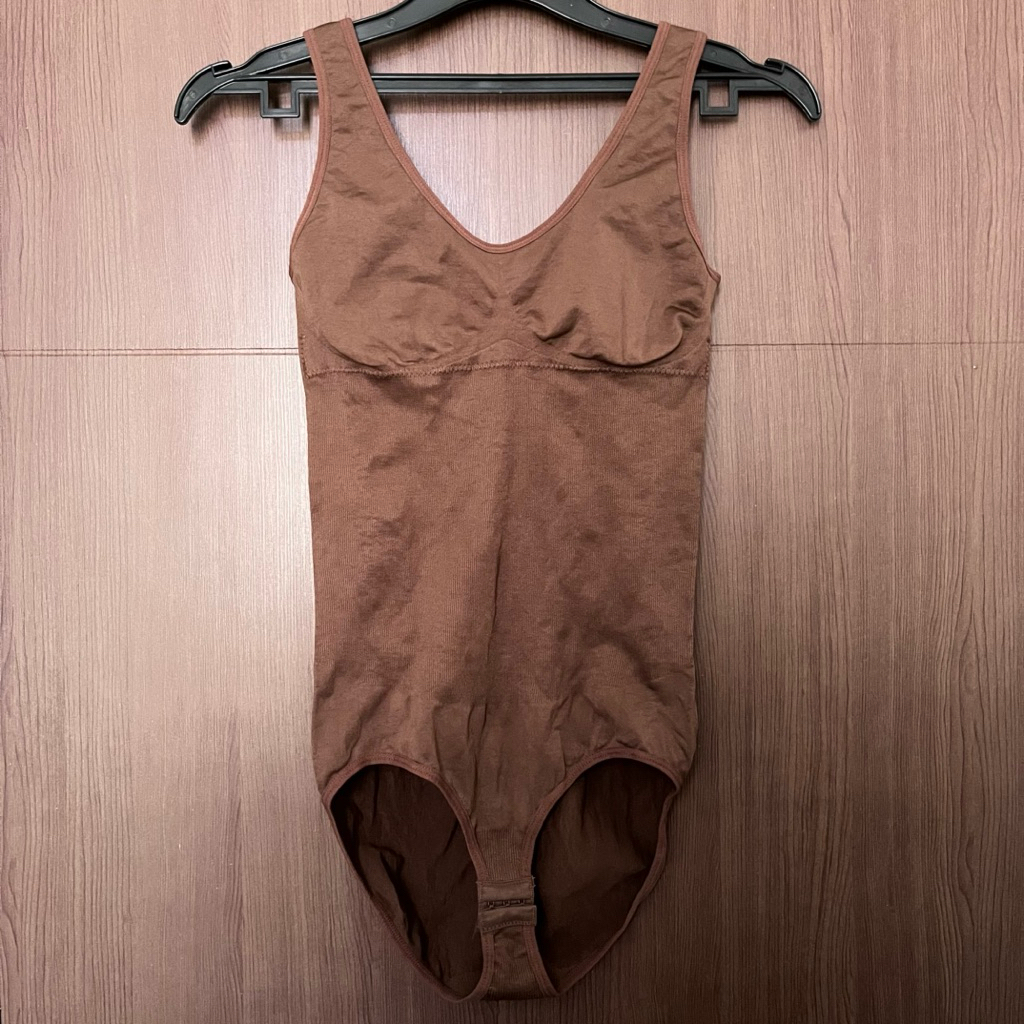 Bodysuit Brown size XL Preloved / Baju Bodysuit Ballet Dance Gymnastic