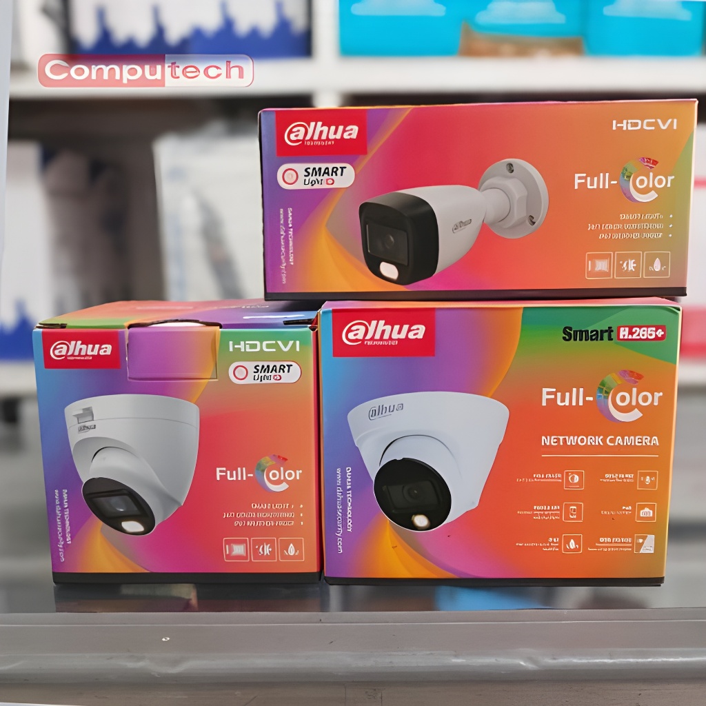 Kamera CCTV Dahua Full Color Outdoor dan Indoor