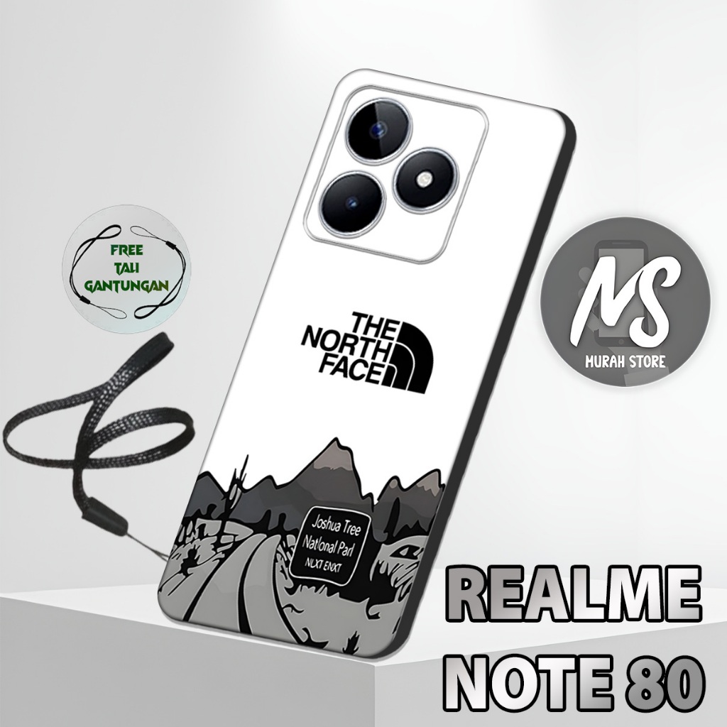 MS34 / Softcase Karet  REALME NOTE 80 + TALI GANTUNGAN HP / Motif Cowok / Case Hp REALME NOTE 80 / S