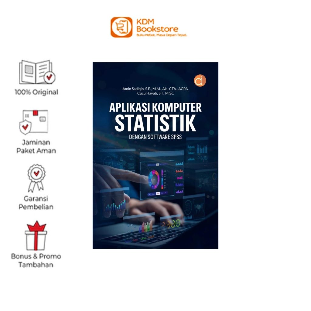Buku Aplikasi Komputer Statistik dengan Software SPSS | Ilmu Komputer | Deepublish