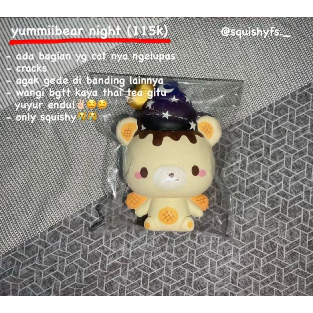 preloved squishy yb night (NO COD) only sq