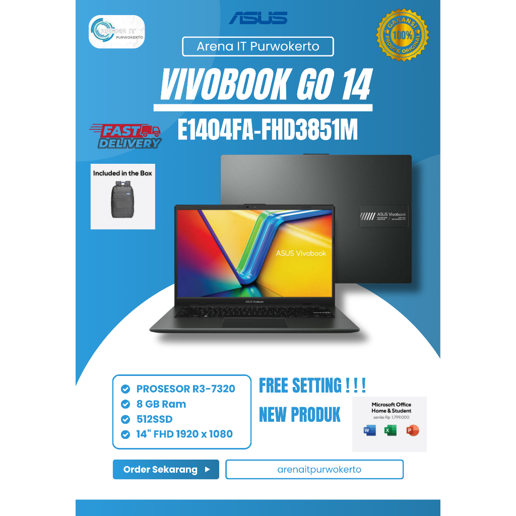 LAPTOP ASUS E1404FA-FHD3851M