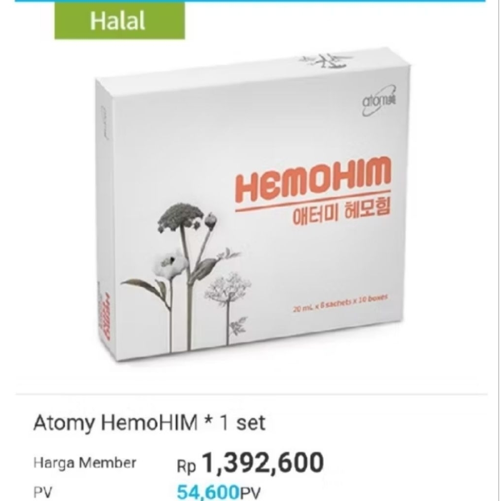 ready original hemohim 60sachet