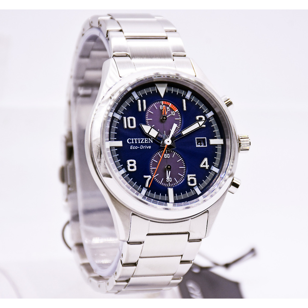 CITIZEN CA7028-81L Eco Drive Chronograph Jam Tangan Pria Original