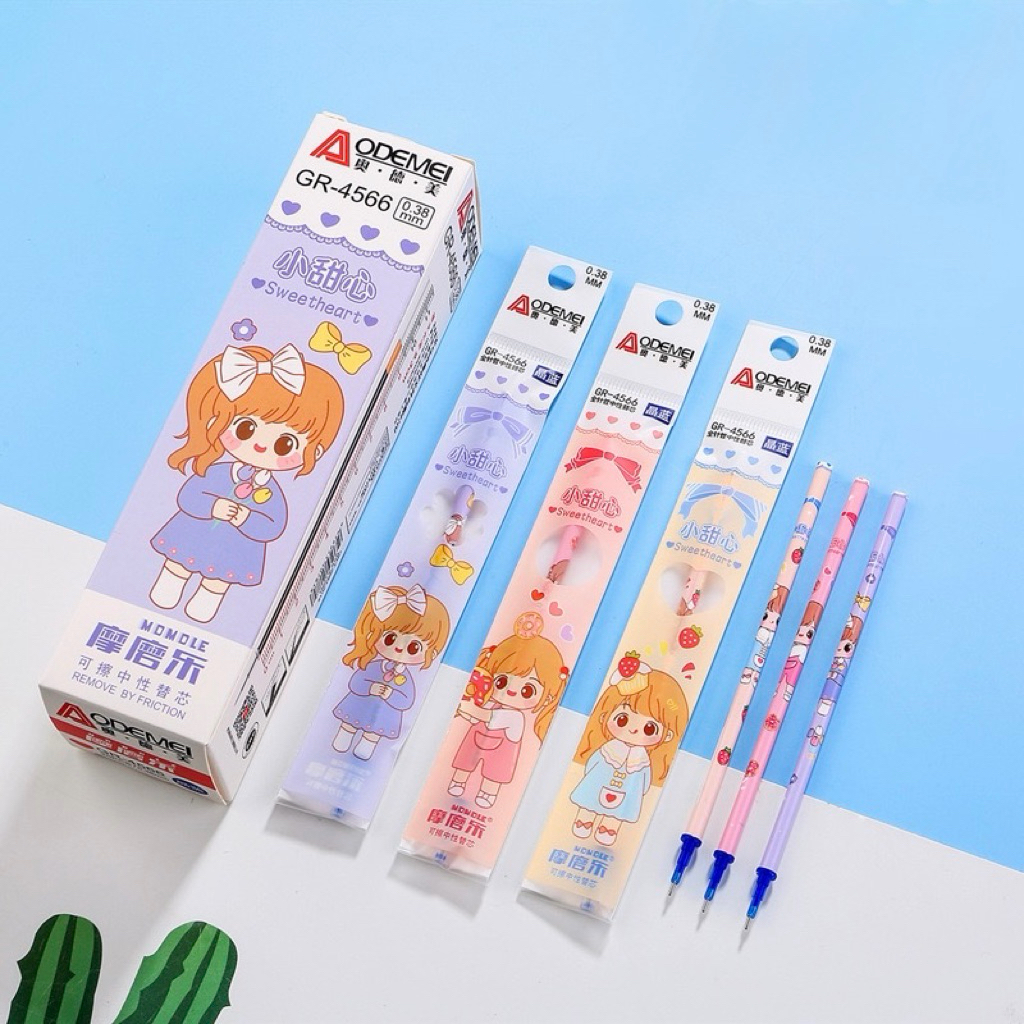 (1 KOTAK ISI 20 PC) ISI BOLPEN GEL HAPUS ODEMEI BOLPEN HAPUS