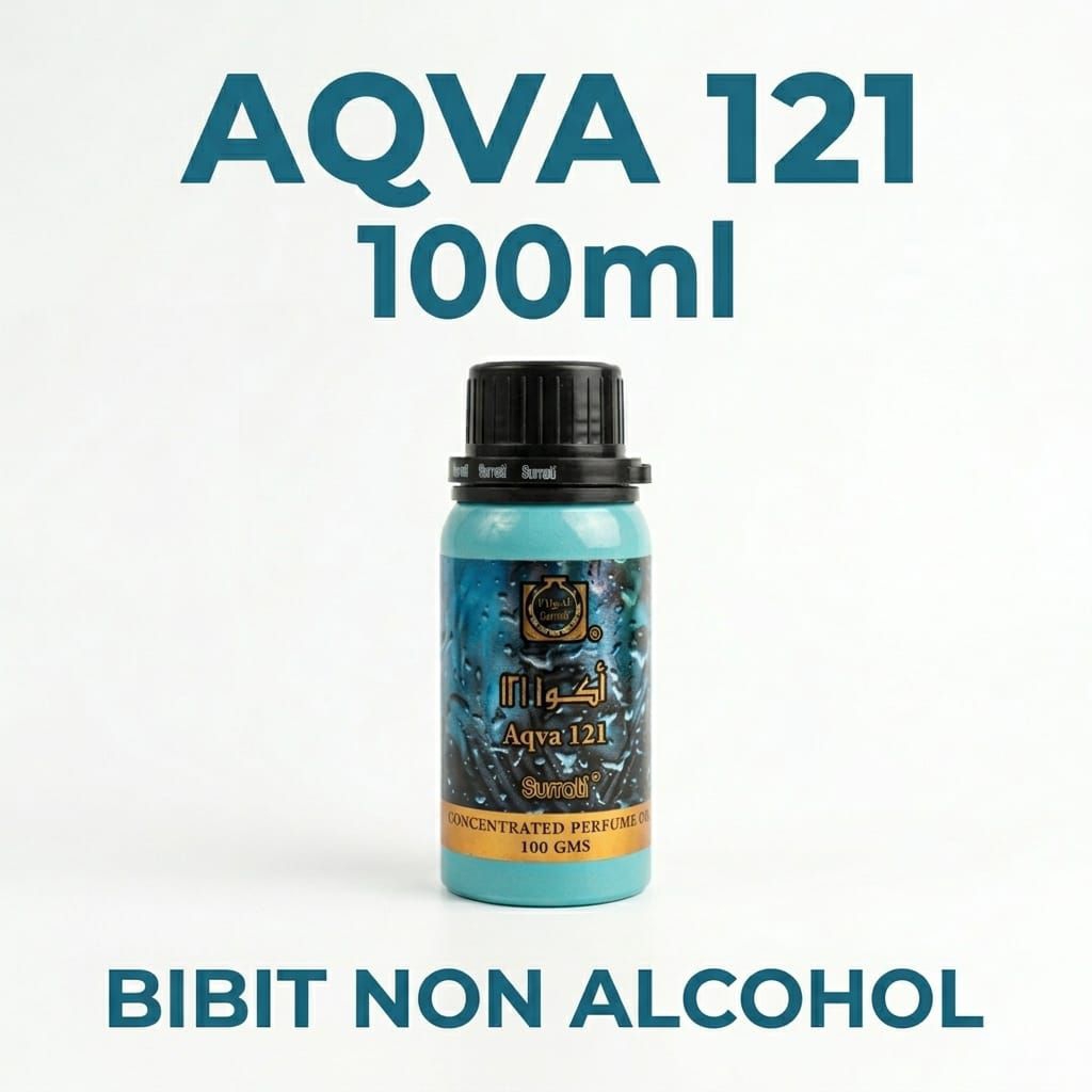 NEW Bibit Concentated SURRATI Perfume oil AQVA 121 100gr original saudi arabia