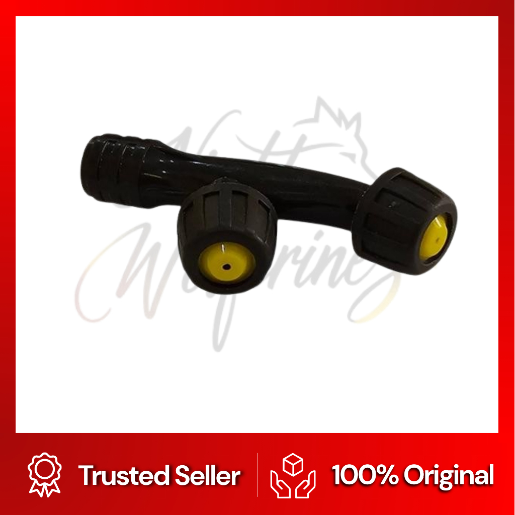 Nozzle Knapsack 2 Kepala Sprayer Elektrik 2 Kepala