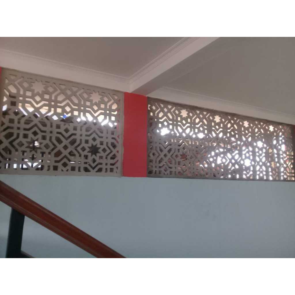 Dinding GRC Krawangan Stylish Serpong