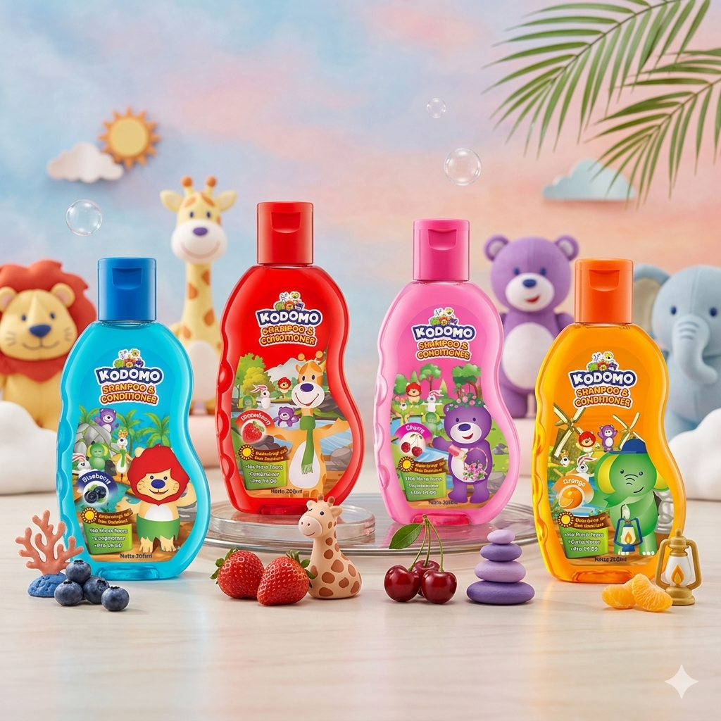 KODOMO Shampoo & Conditioner 200ml - Shampoo Anak - Kodomo Shampo