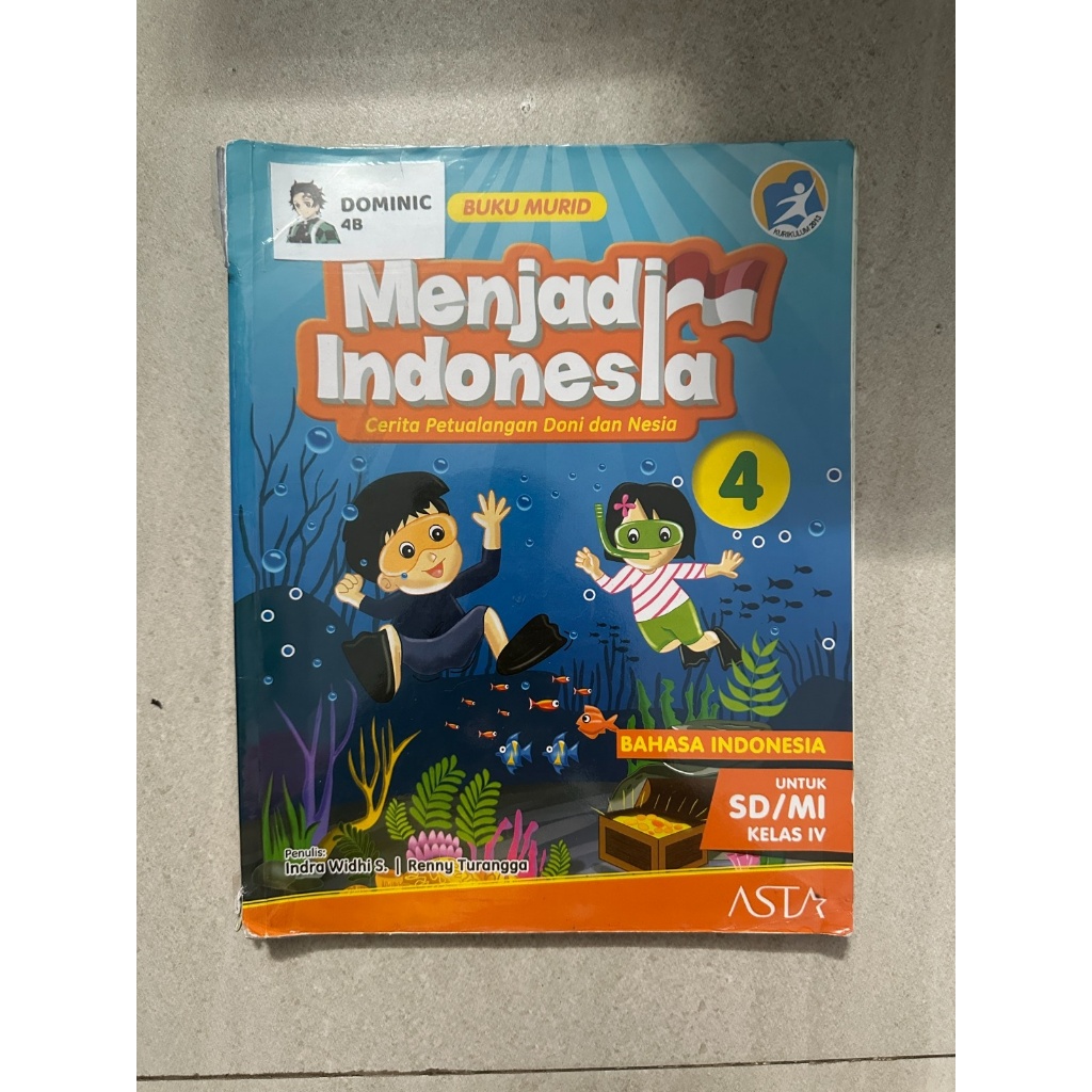 Preloved Buku Murid Menjadi Indonesia 4