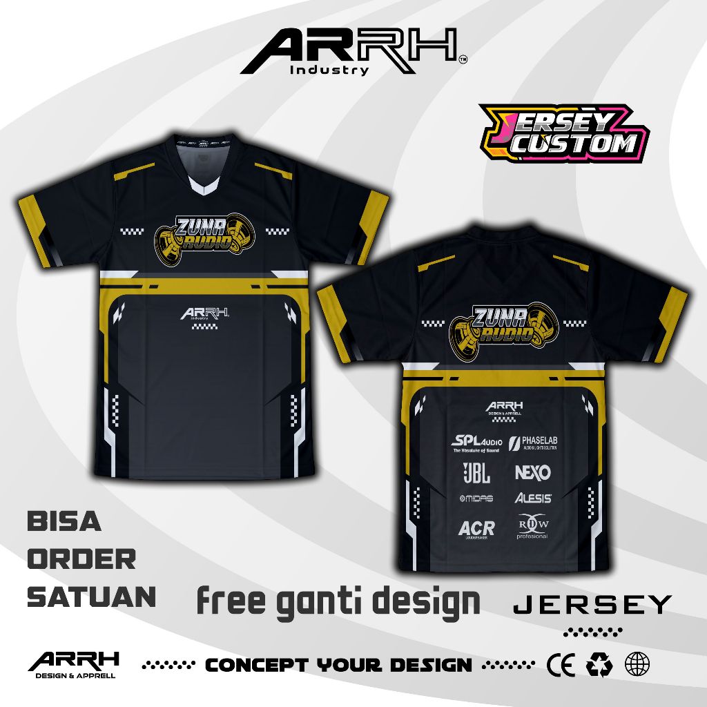 Jersey Sound System Full Printing Bebas Request Bisa Satuan  Kaos T-shirt Sound