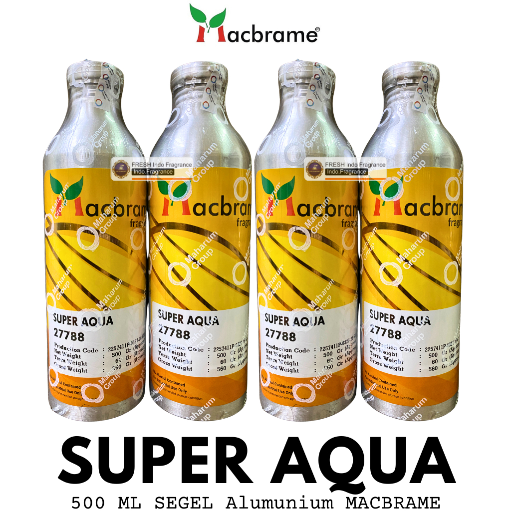 Bibit Parfum MACBRAME - SUPER AQUA 500 ML SEGEL Alumunium - Parfum Cwo Tahan Lama Murni Segel - BLAZ