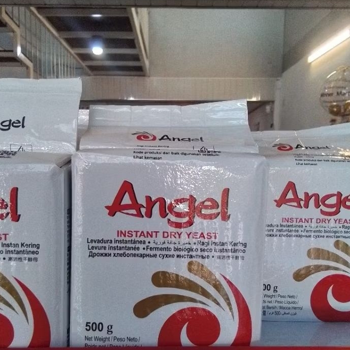 Ragi Instan Angel 500g - Fermentasi Cepat, Ekonomis, Tekstur Roti Lebih Baik