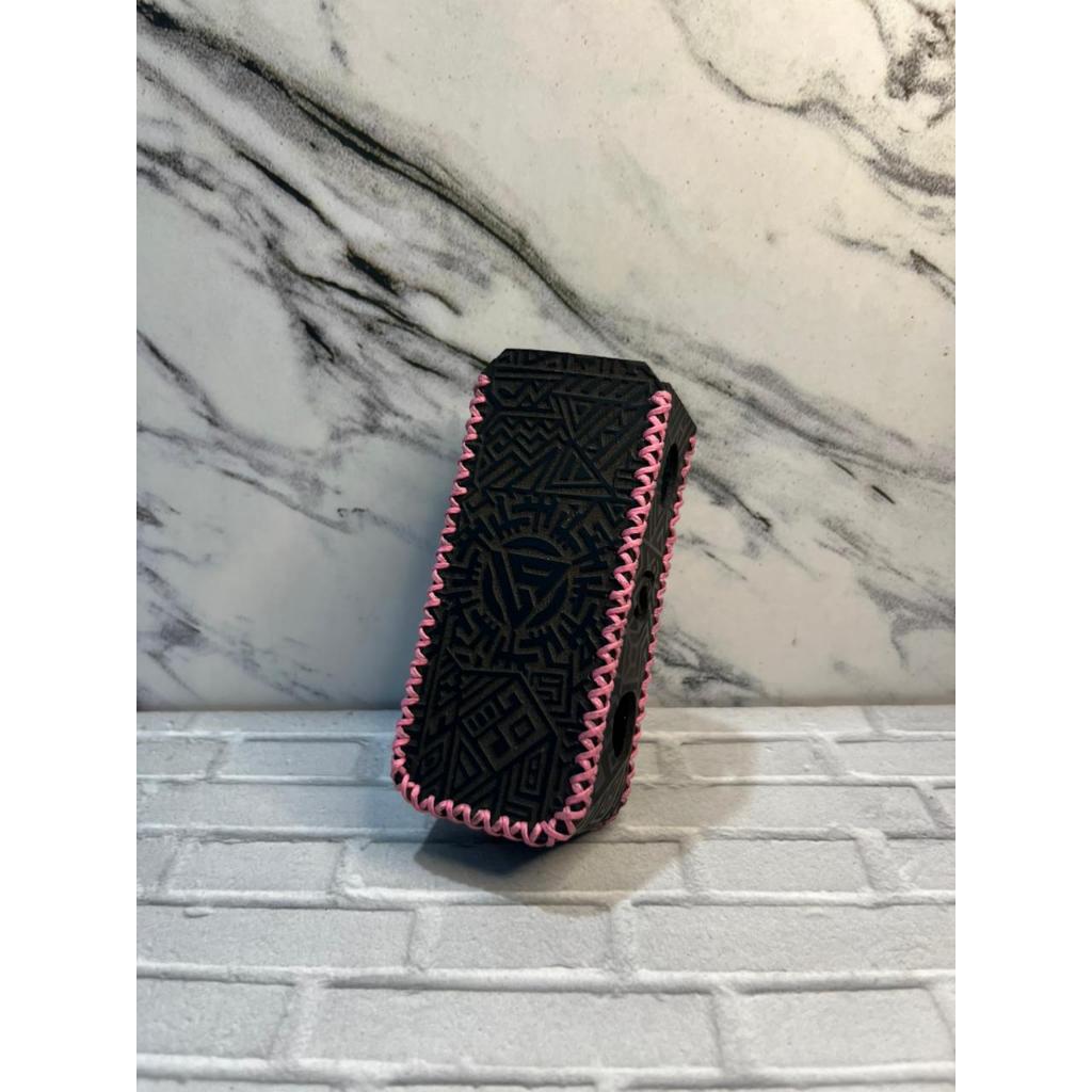Cover Case S101 San Sintetis Leather Black Bng Pink Aztx