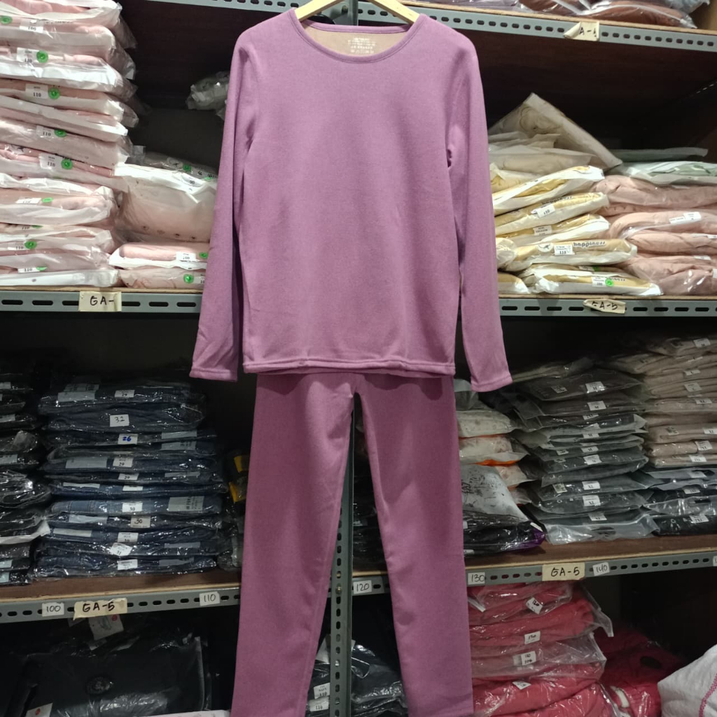 DEFFECT 1 set Longjohn DOMBA pria / wanita winter diskon minor murah sale pakaian dalam musim dingin