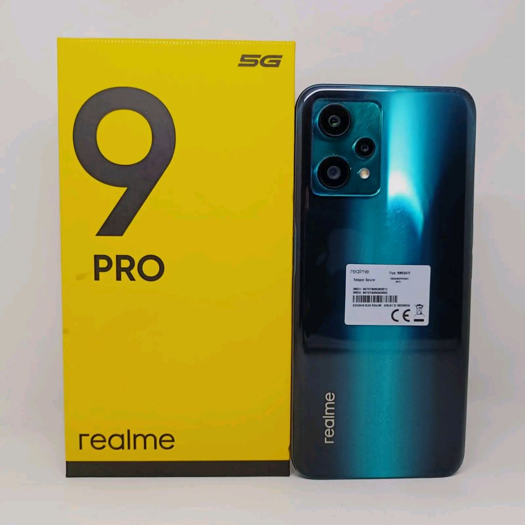Realme 9 Pro 5G 8/128 GB Garansi Resmi Indonesia Second