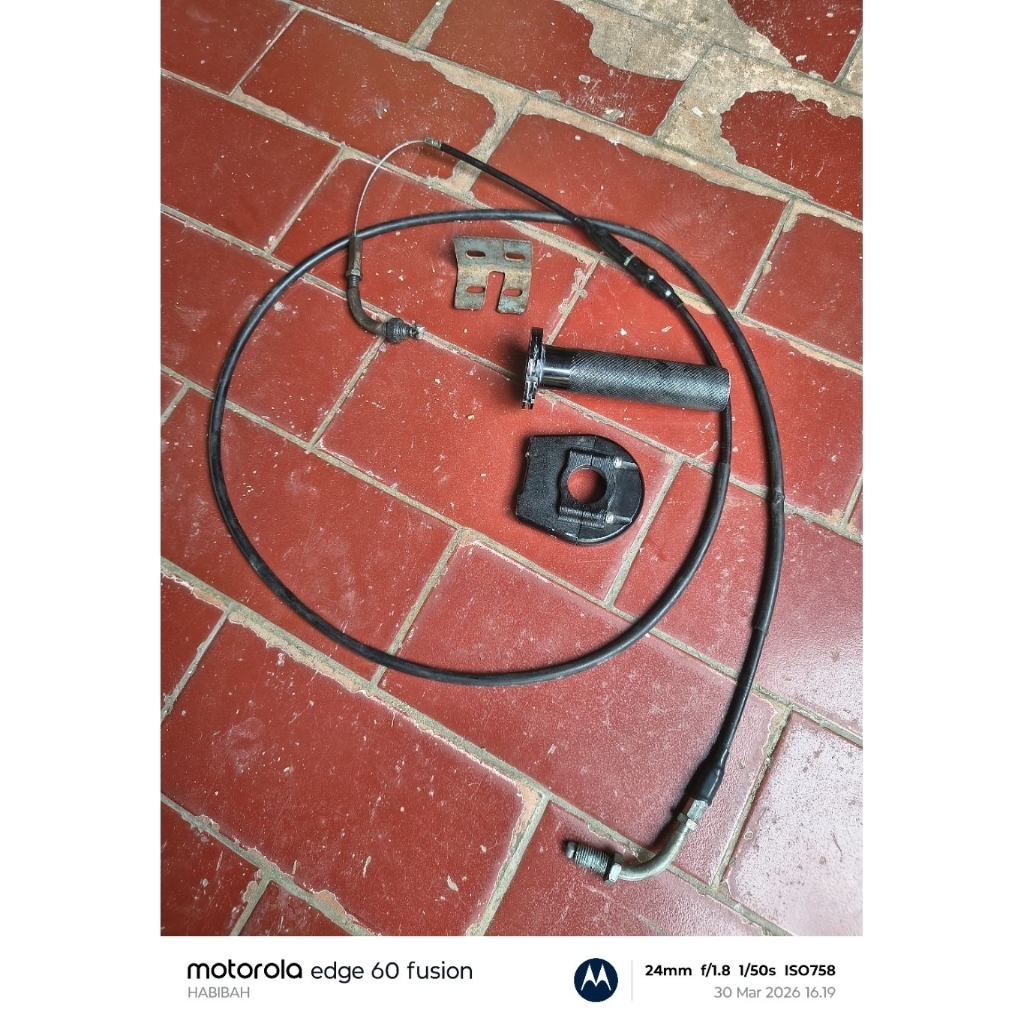 Gas spontan Ori KTC set 2 kabel  + pangkon pnp Mio j/GT/Soul GT series 115cc
