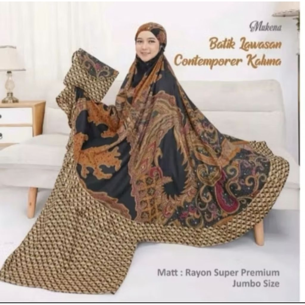 Mukena Batik Rayon Premium - Adem, Lembut, Elegan