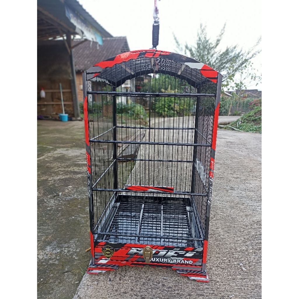 sangkar kosan decal cucak ijo kacer cendet dll merk ADF LUXURY BRAND