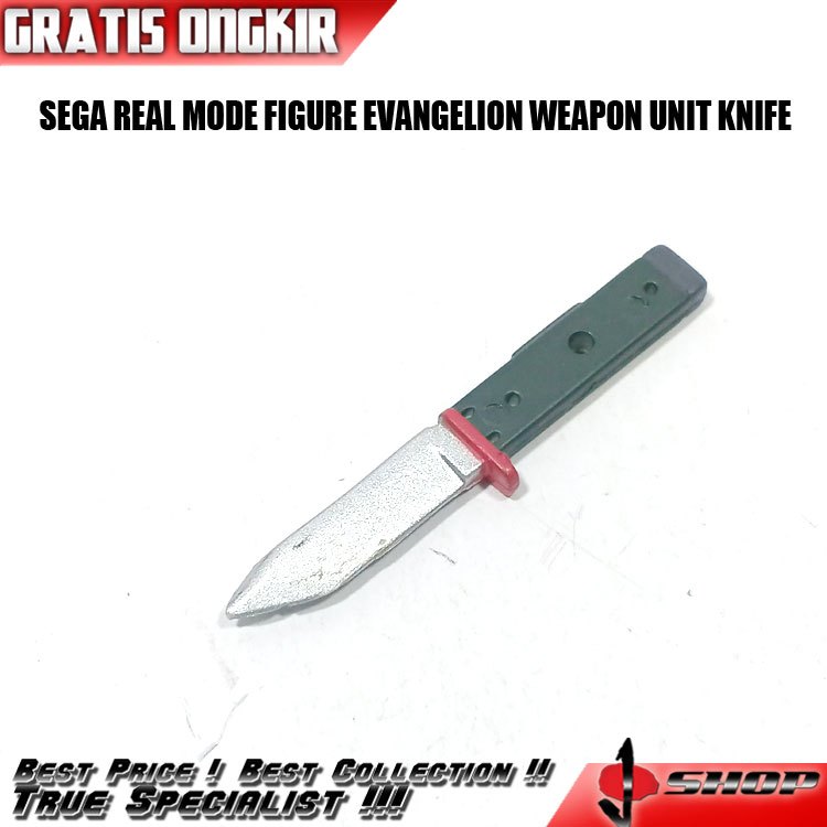 SEGA REAL MODE FIGURE EVANGELION WEAPON UNIT KNIFE FGR646