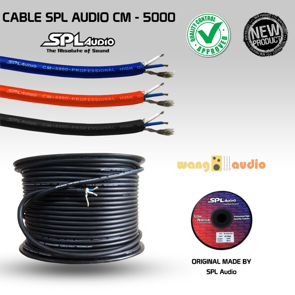 SPL AUDIO CM-5000 - Kabel audio terbaik SPL AUDIO CM-5000 Per-Meter - WANG AUDIO