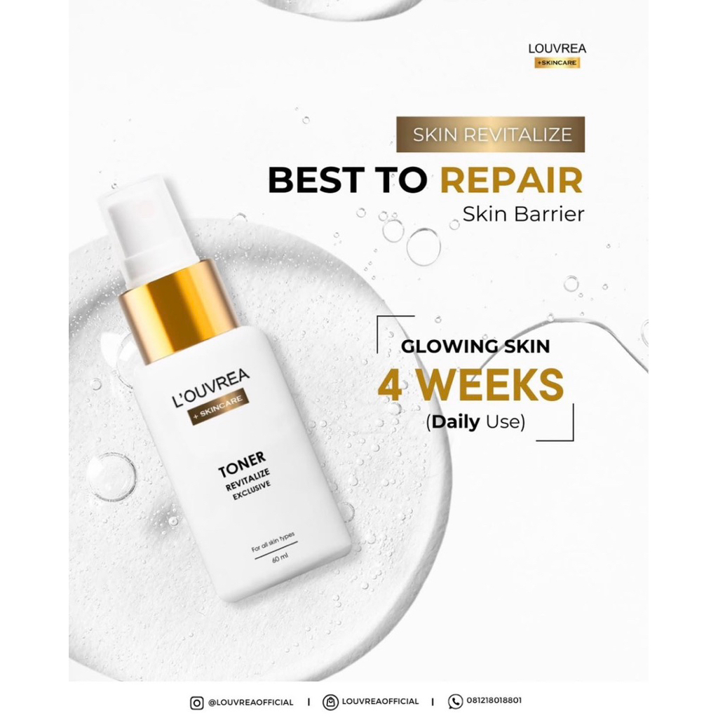 Toner Revitalizing by louvrea skincare