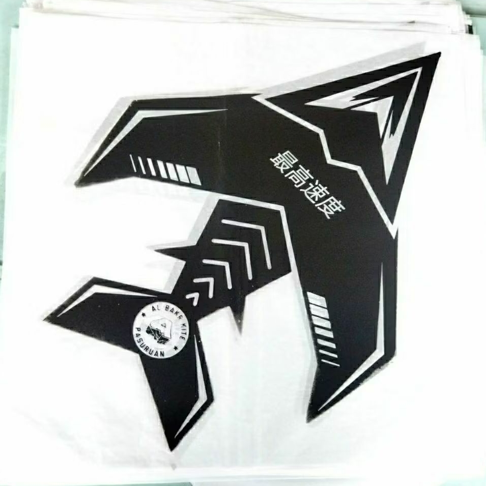 Kertas layangan 1 warna hitam