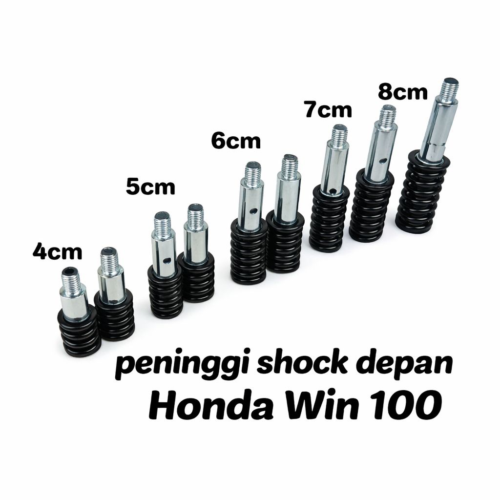 PENINGGI SULING SULINGAN SHOCK SKOK DEPAN HONDA WIN 100 PLUS PER SAMBUNGAN
