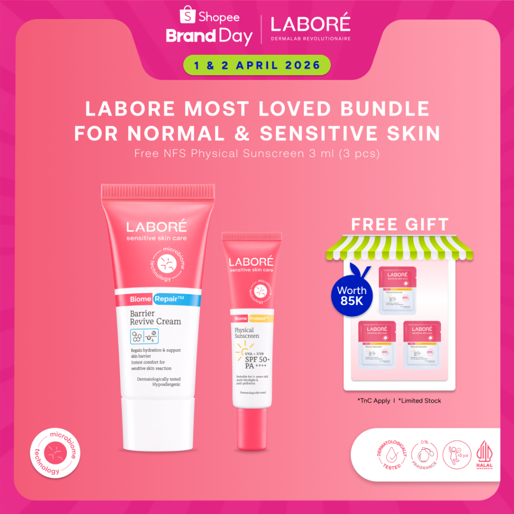 LABORÉ Dermalab Revolutionaire Most Loved Bundle For Normal and Sensitive Skin (Reguler Big-Size) - 